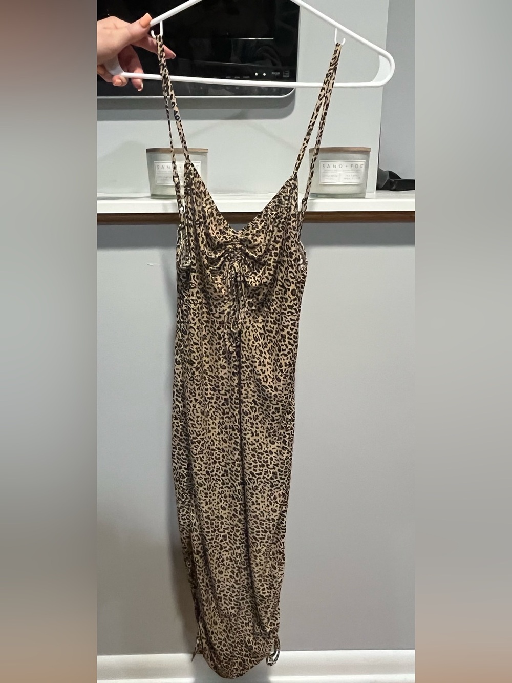 🐆 SHEIN Curve Leopard Print Maxi Dress – Size 0XL 🐆